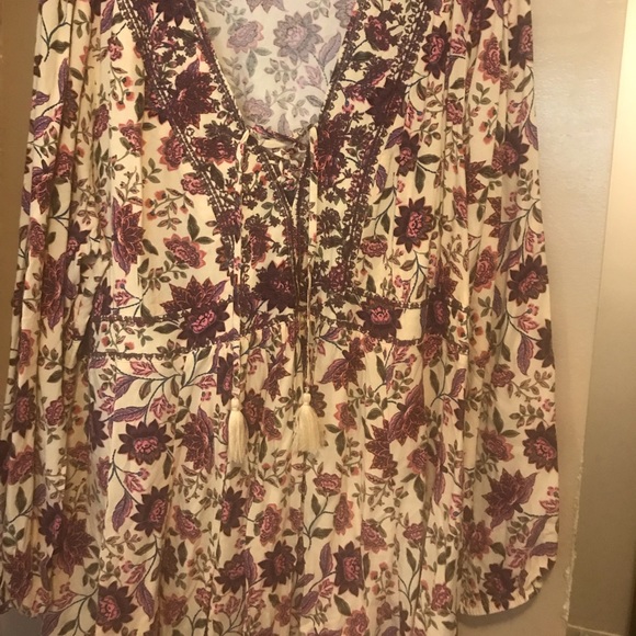 Torrid peasant long sleeve flowy hippie tunic Plus size 3x NWT - Picture 2 of 4